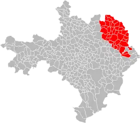 Localisation de Communauté d'agglomération du Gard rhodanien