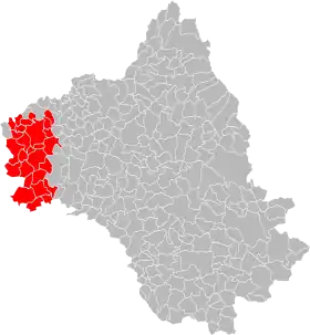 Localisation de Ouest Aveyron Communauté