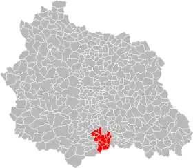 Localisation de Communauté de communes du Lembron Val d'Allier