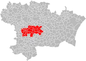 Localisation de Communauté de communes du Limouxin et du Saint Hilairois