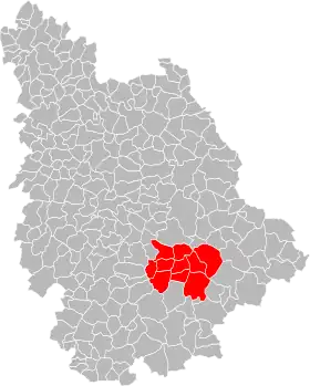 Localisation de Communauté de communes du Lussacois