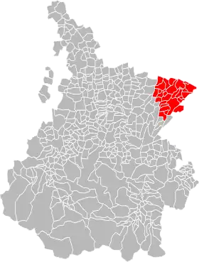 Localisation de Communauté de communes du Magnoac