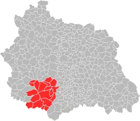 Localisation de Communauté de Communes du Massif du Sancy