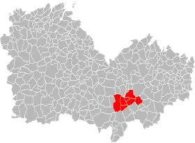 Localisation de Communauté de communes du Mené