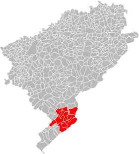 Localisation de Communauté de communes du Mont d'Or et des deux Lacs