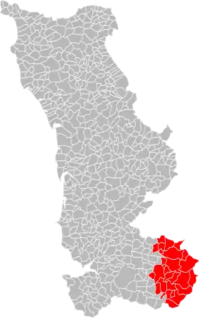 Localisation de Communauté de communes du Mortainais