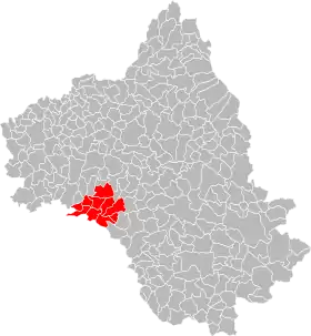 Localisation de Communauté de communesdu Naucellois