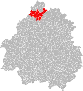 Localisation de Communauté de communes du Périgord Nontronnais