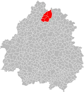 Localisation de Communauté de communes du Périgord vert