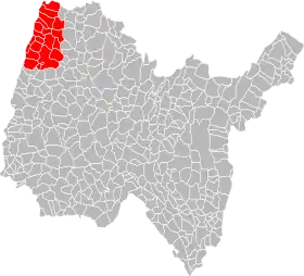 Localisation de Communauté de communes Bresse et Saône