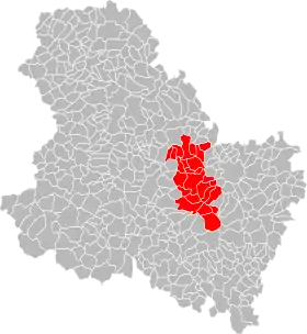 Localisation de Communauté de communes du Pays chablisien