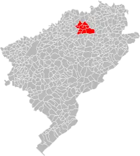 Localisation de Communauté de communes du Pays de Clerval