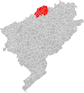 Localisation de Communauté de communesdu Pays de Rougemont