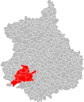 Localisation de Communauté de communes du Perche-Gouët