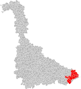 Localisation de Communauté de communesdu Piémont Vosgien