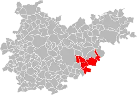 Localisation de Communauté de communes du Quercy vert