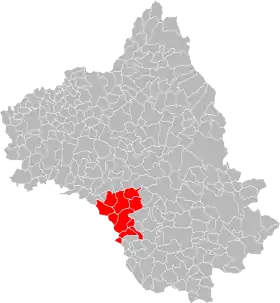 Localisation de Communauté de communes du Réquistanais