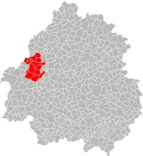 Localisation de Communauté de communes du Ribéracois