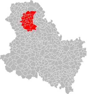 Localisation de Communauté d'agglomération du Grand Sénonais