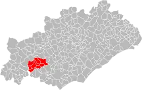 Localisation de Communauté de communesdu Saint-Chinianais
