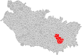 Localisation de Communauté de communes du Santerre