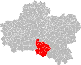 Localisation de Communauté de communes du Sullias