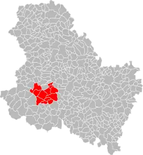 Localisation de Communauté de communes du Toucycois