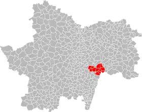 Localisation de Communauté de communes du Tournugeois