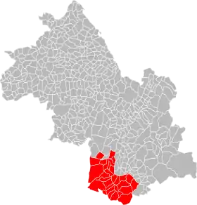 Localisation de Communauté de communesdu Trièves