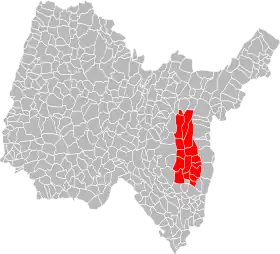 Localisation de Communauté de communes du Valromey