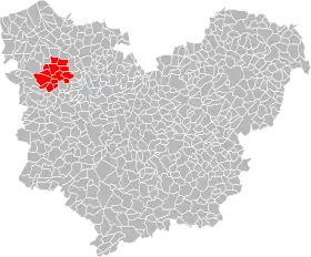 Localisation de Communauté de communes du Vièvre-Lieuvin