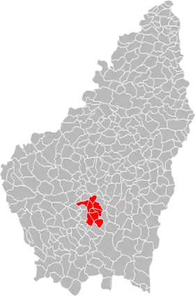 Localisation de Communauté de communes du Vinobre