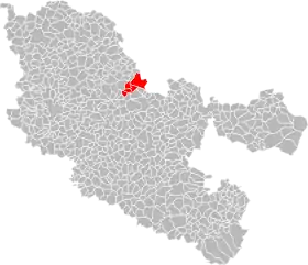 Localisation de Communauté de communes du Warndt