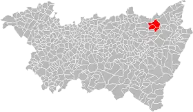 Localisation de Communauté de communes du Ban d'Étival