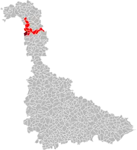 Localisation de Communauté de communes du Bassin de Landres