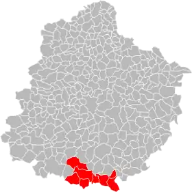 Localisation de Communauté de communes du Bassin Ludois