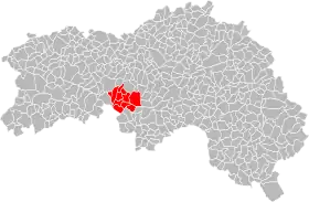 Localisation de Communauté de communes du Bocage carrougien