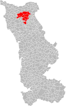 Localisation de Communauté de communes du Bocage valognais