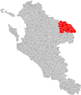 Localisation de Communauté de communes du canton d'Aulnay-de-Saintonge