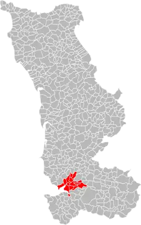 Localisation de Communauté de communes d'Avranches