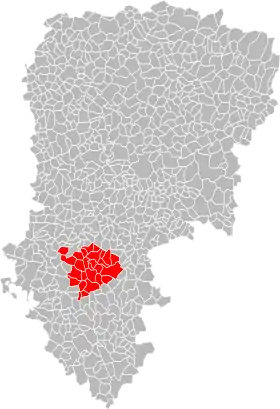 Localisation de Communauté de communesdu canton d'Oulchy-le-Château