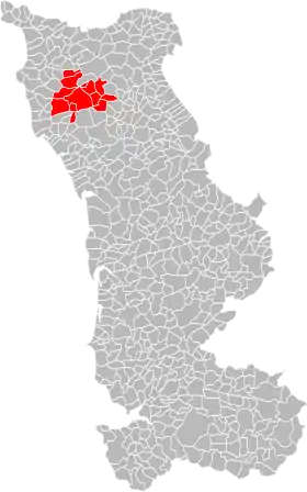 Localisation de Communauté de communes du canton de Bricquebec-en-Cotentin