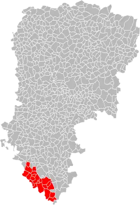 Localisation de Communauté de communesdu canton de Charly-sur-Marne