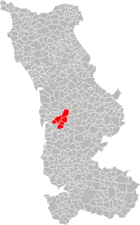 Localisation de Communauté de communes du canton de Coutances