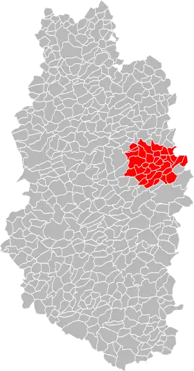 Localisation de Communauté de communes du Territoire de Fresnes-en-Woëvre