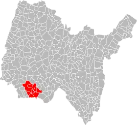 Localisation de Communauté de communes de la Côtière à Montluel