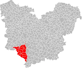 Localisation de Communauté de communes du canton de Rugles