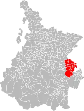 Localisation de Communauté de communes du canton de Saint-Laurent-de-Neste