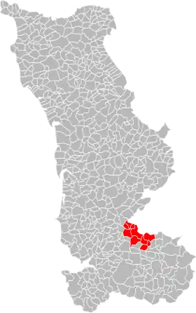 Localisation de Communauté de communes du canton de Saint-Pois