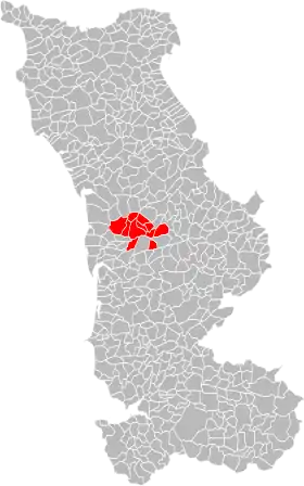 Localisation de Communauté de communes du canton de Saint-Sauveur-Lendelin